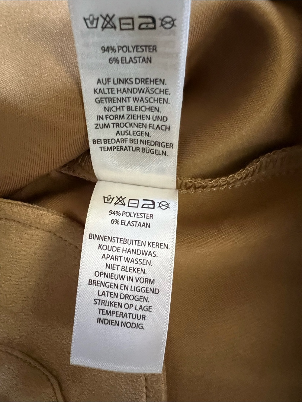 Joie Tan Suede-Style Tailored Blazer with Gold Buttons - Picture 6 of 11